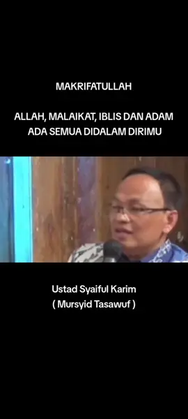 #hakekatmanusia #hakekatinsan #hakekatmuhammad #hakekatadam #makrifatullah #ustadsyaifulkarim
