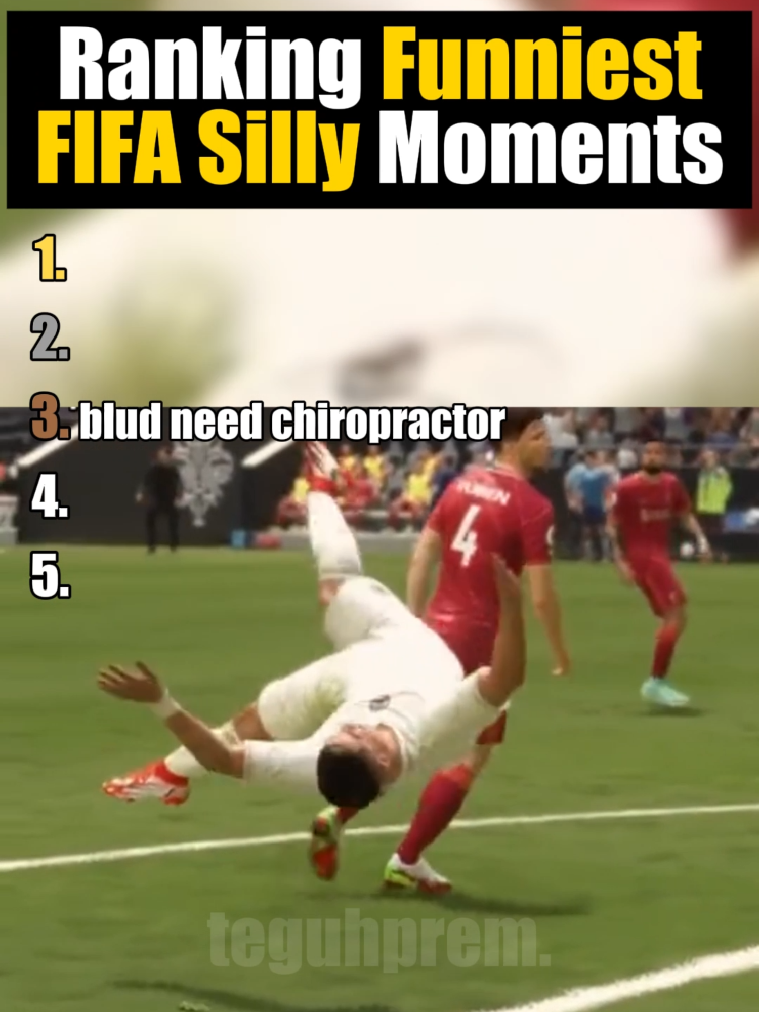 Ranking FUNNIEST FIFA Silly Moments #fifa #eagames #football #shorts