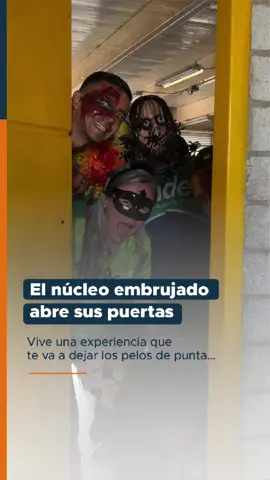 Vive una experiencia que te va a dejar los pelos de punta… 🔮💀  Del 27 al 29 de octubre, el Núcleo Embrujado abre sus puertas en el Centro de Desarrollo Social Campo Valdés 🕷️  ¿Tienes la valentía para entrar a lo desconocido?