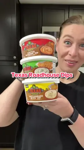 New Texas Roadhouse Dips 🧅 Trying the new dips yes or no? #texasroadhouse #newfood #groceryfinds #Foodie #dips 