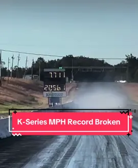 He broke the MPH Record for Kseries #fypシ #civic #kseries #viral #honda 