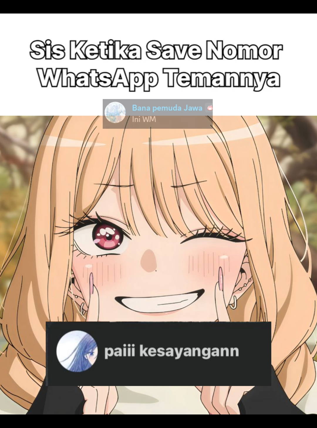 perbedaan cwk dan cwk ngesave nomor temennya  #marinkitagawa #reze #ryoyamada #citlali #banamemebanget 