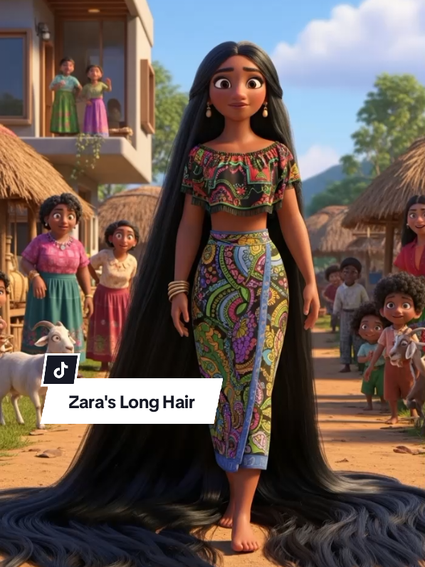 Zara's Long hair #stories #africanfolktales #stroytime #longhair  #uktiktok 