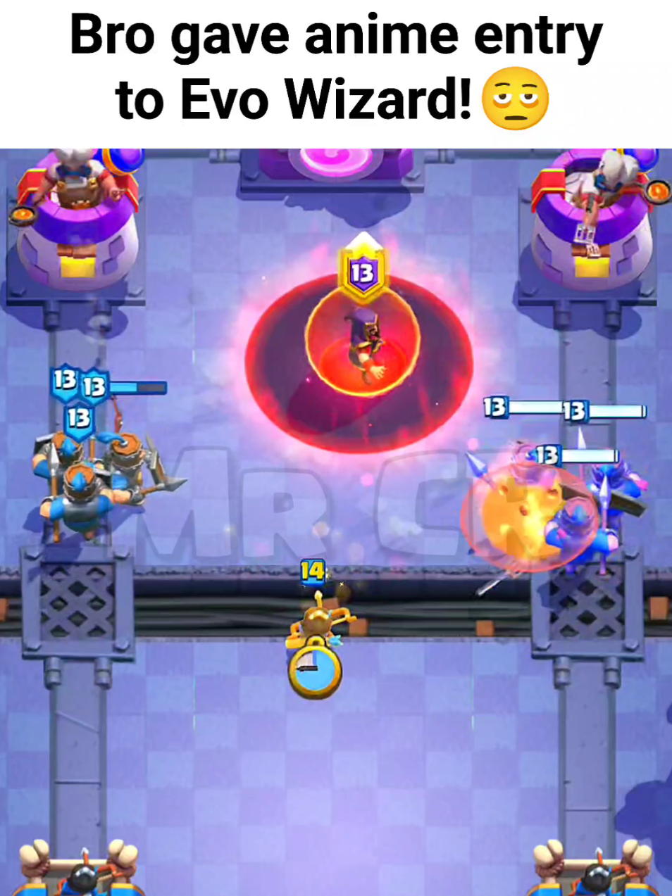 Anime Entry #clash #mrcr #clashroyale 