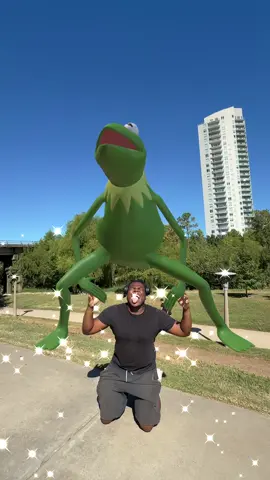 Where did Kermit come from 😂😭 #funny #newmusic #dance 