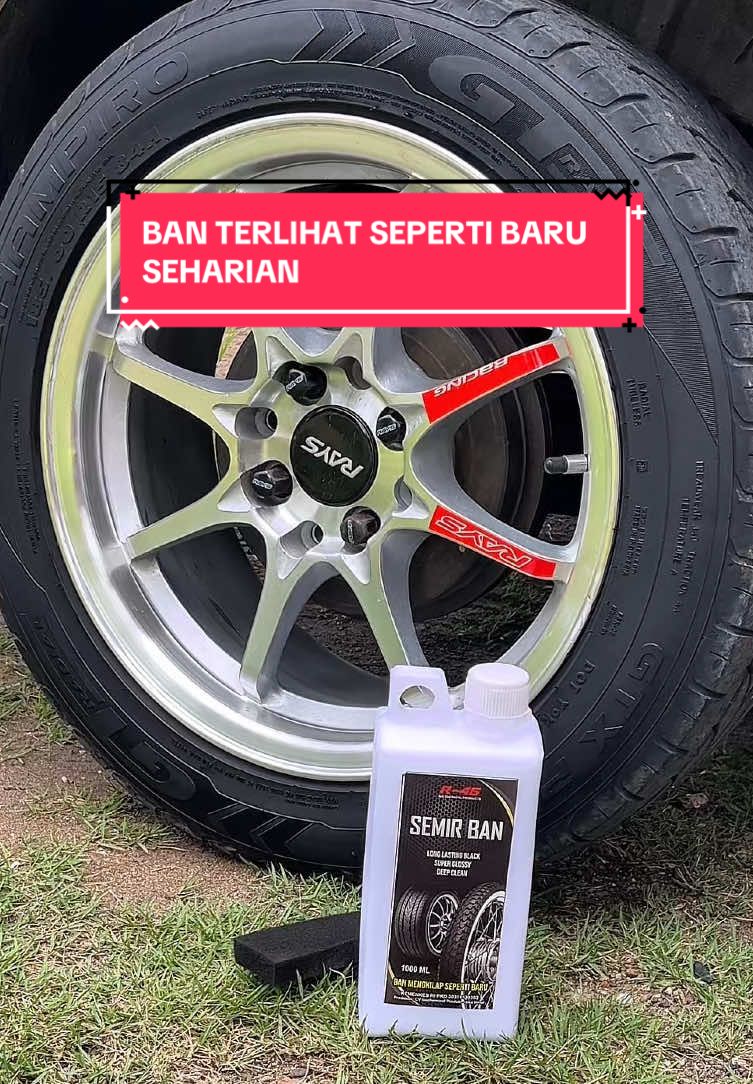 Ban terlihat seperti baru seharian😜✨ #semirban #semirbanmotor #semirbanpremium #semirbanr46 #semirbantahanlama 