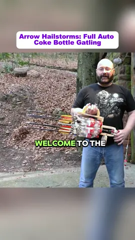 #˝The Coke Bottle Gatling˝ Craziest contraption ever？