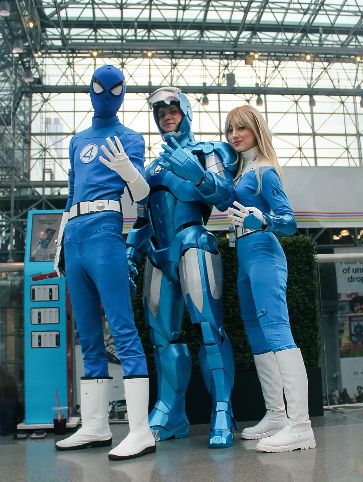 Replying to @Winter Featuring Sue: @tristarosee & Spidey: @Jack._.ku #ironman #fantasticfour #newyorkcomiccon #marvel #nycc 