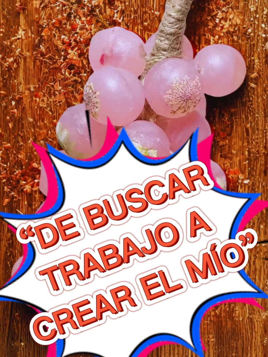 Busqué trabajo por meses… sin suerte.😭 🧴 Hasta que entendí que podía crear el mío. 🎨 Empecé con lo que tenía y descubrí el arte de los jabones. 💸 Hoy vivo de esto, desde casa y con libertad. 💬 Comentá CAMBIO si querés arrancar tu negocio artesanal, 📩 y mandanos un mensaje privado para recibir info sobre la capacitación 🔥✨ #jabonesartesanales  #jabonesdecorativos #jabonesdeglicerina  #velasartesanales  #hechoconamor 