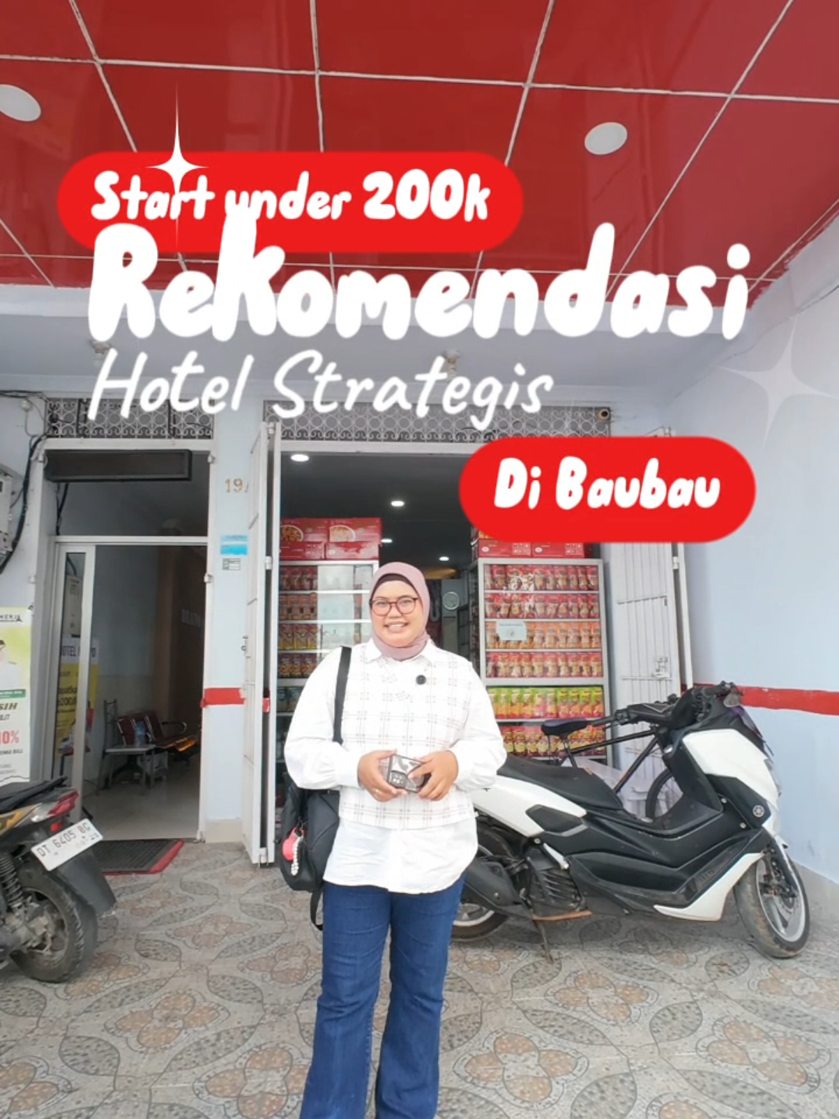 ✨ Staycation hemat start under 200K tapi tetap nyaman? Cobain nginep di RedDoorz @ Bravo Hotel Baubau! 😍 📍 Berada tepat di depan Pantai Kamali, landmark kota Baubau 🌊 Dekat dengan pusat jajanan dan pelabuhan, plus fasilitas lengkap — kamar bersih, toilet nyaman, water heater, dan rooftop cafetaria dengan view kota & laut yang memukau 🌆☕ Pesan kamar lewat aplikasi RedDoorz dan jangan lupa pakai kode promo “YUKNGINEP” buat dapetin harga terbaik dari RedDoorz! ❤️ #RedTravelers #BukaSemuaPintu #RedDoorz