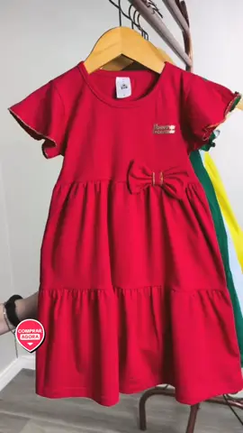 Confira Kit Vestido Infantil Menina Verão Três Marias 100% Algodão Com Laço. #vestido #tresmarias #menina #infantil #verao 