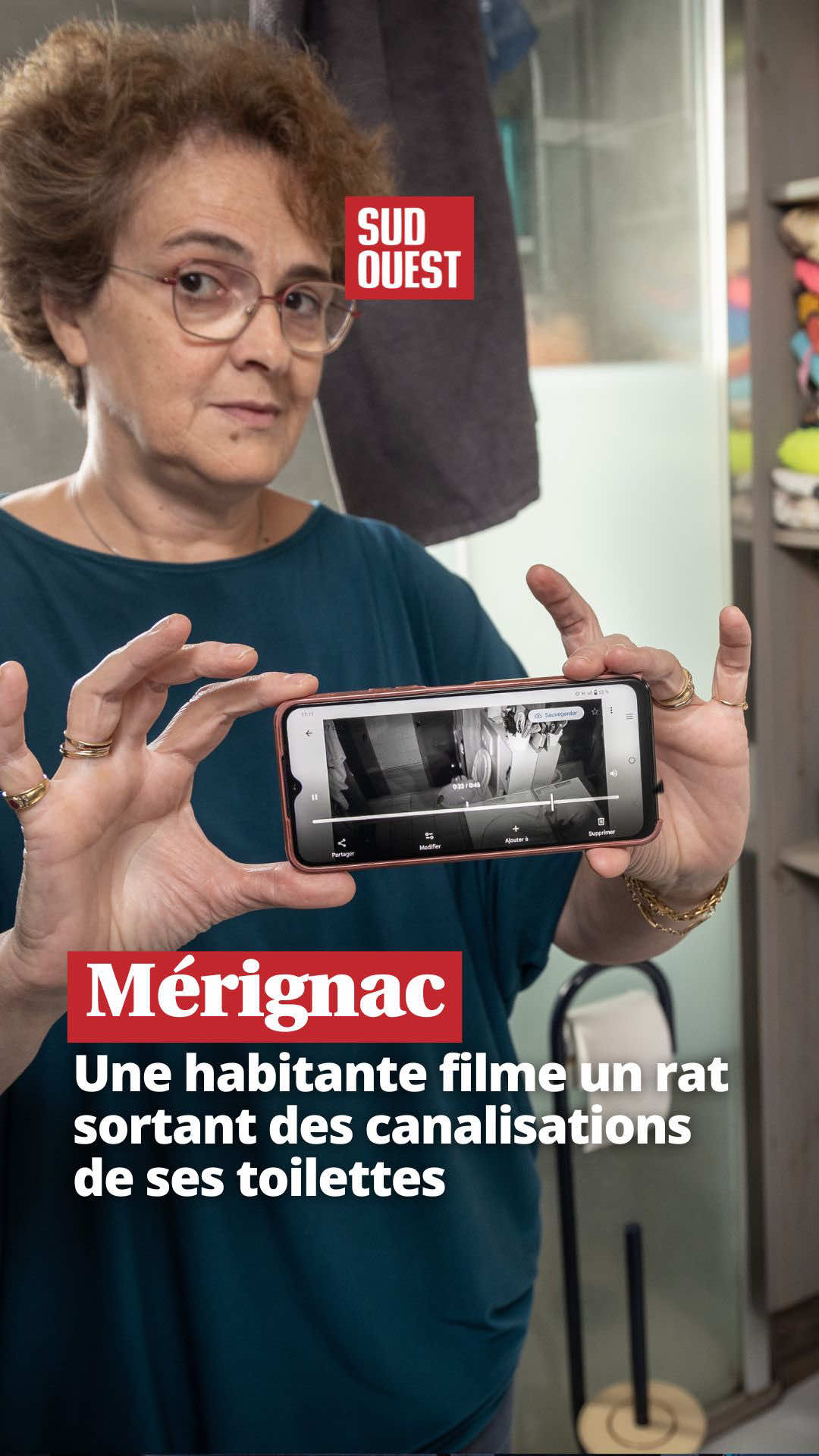 🐀 Des habitants de Mérignac ont sollicité une intervention de dératisation dans leur quartier à la suite d’une vidéo captée par l’une des riveraines. Sur celle-ci, un rat sortant des canalisations de ses toilettes.
