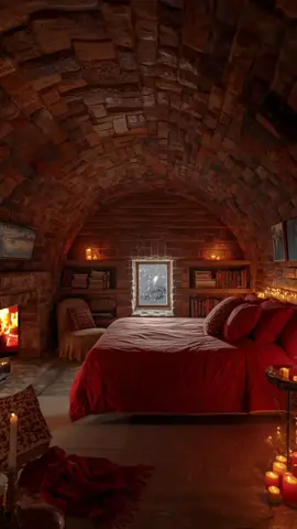 #CozyCaveVibes #WarmWinterNights #DreamyHideaway #RusticGlow #snowyretreat 