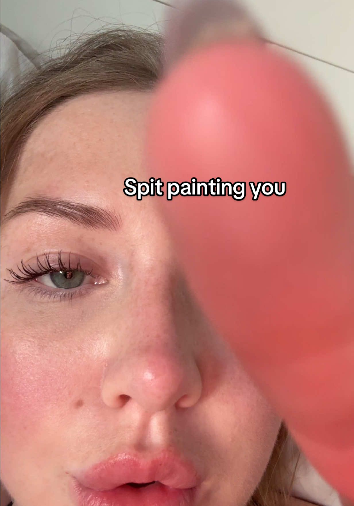 Spit painted you squeeze clean 🧼  #asmr_tingles #tingles #mouthsoundsasmr #mouthsounds #asmr 