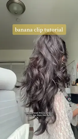 return of the banana clip!! 🍌🍌 #hairtips #hairstyles #bananaclip #easyhairstyles #hairtutorial 