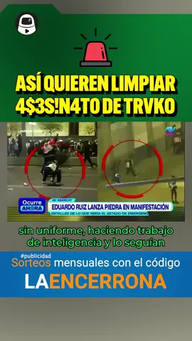 Medios terruquean a víctima de la #PNP #LaEncerrona #MarcoSifuentes #trvko #marchasperu #policiaperu