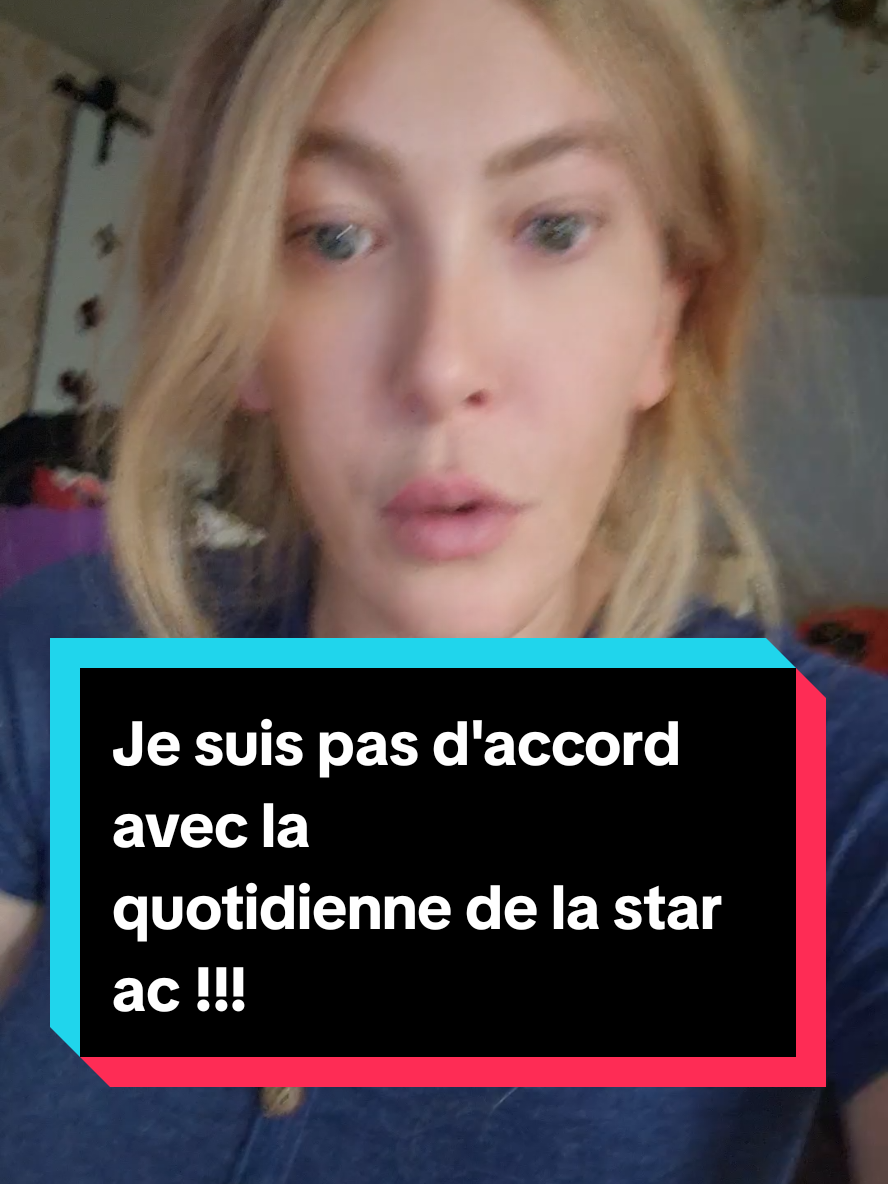 J’ai regardé la quotidienne de la #StarAcademy … et franchement, je ne suis pas d’accord du tout 😤 On peut en parler deux minutes ? Parce que là, y’a des trucs qui passent pas. 🎤✨ #tiktokfrance🇨🇵 #buzz #tvreality #reaction 