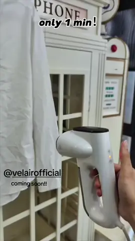 smooth clothes in 60 seconds. the future is velair💨👔 #velair #tiktokfinds #gadgets #homehack #viral #techproducts