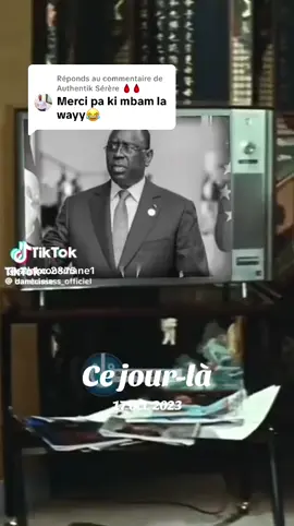 Réponse à @Authentik Sérère 🩸🩸 