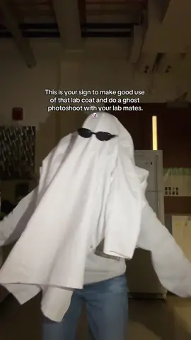 The actual lab ghosts looking at us: 🧐 #fyp #phdstudent #gradschoollife #internationalstudent #halloween 