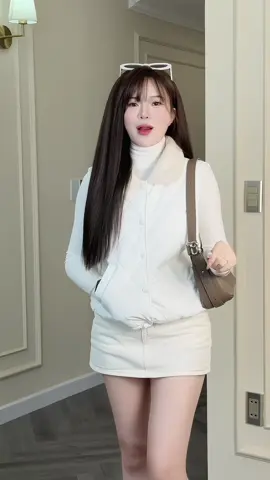 EMLYvn - Áo Gile Phao Nữ Cổ mix lông #champhanriview #gile #aokhoac 