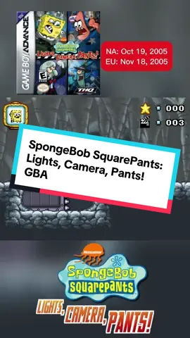 #retro #retrogamingontiktok #GameBoyAdvance #nintendo #spongebobsquarepants SpongeBob SquarePants: Lights, Camera, Pants! 2005