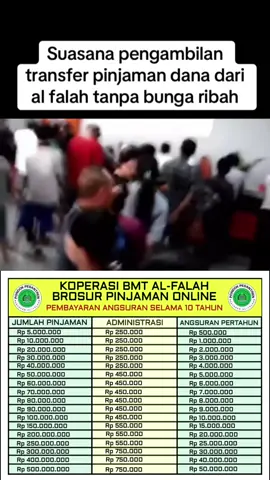 pinjaman tanpa agunan, bunga (0%), walaupun BI checking jelek bisa semua di tanggung sama pihak yayasan alfalah, cukup dengan KTP, pencairan paling lama 15-30 menit, pinjaman di acc. #alfalah #barkah #terpercaya #pinjamancepat #pinjamantanpariba #pinjamanonline #fypp #foryoupage #fyppppppppppppppppppppppp 