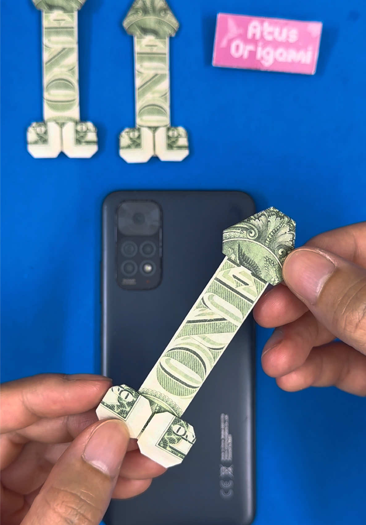 Dollar bill Origami Arrow of Love #atusorigami #moneyorigami #DIYGift #FYP #Viral 