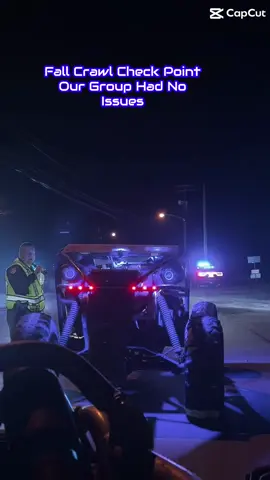 Don’t drink & drive & you won’t have no issues going thru a check point & have to run back up the mountain causing a traffic jam! 😎 stay safe! @howellmotorsports 