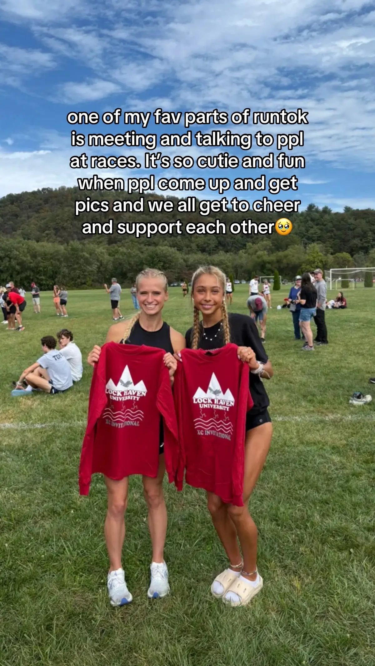 Reposting this gem bc I always forget to take pics on MY phone so I never have any after ahhaha #run #runner #Running #track #xc 