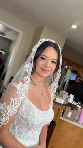 Brides reaction #novia #boda #bride #bridehair #kansascity 