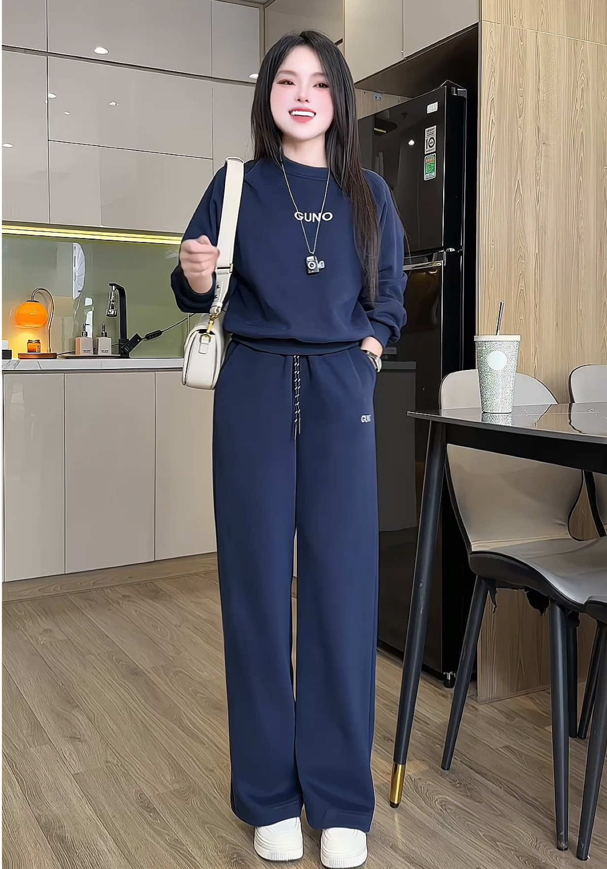 Set bộ nỉ thêu cao cấp quần suông cao cấp hàng thiết kế form đẹp xỉu  #setbo #setboxinh #setbonu #setbothethao #setboni