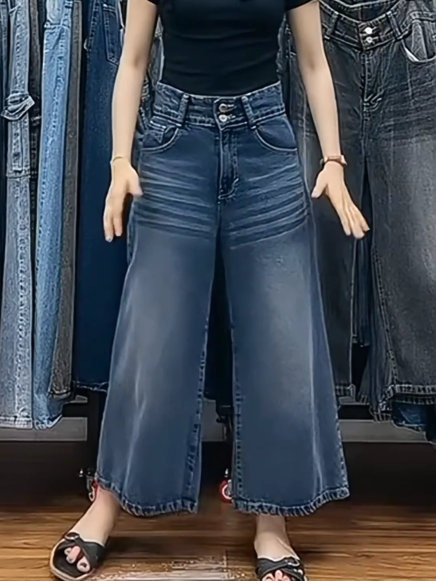 Rekomrndasi Jeans Kulot Wanita Model 7/9 #celanawanita #jeanswanita #kulot #viral #fyp 