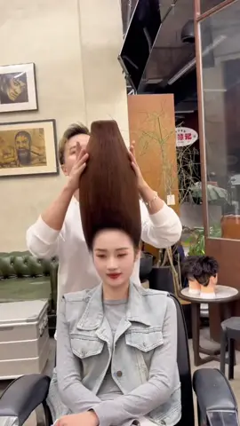 Amazing😍😱#funnyhairstyle #hairstyle #chinese #beauty #viral 