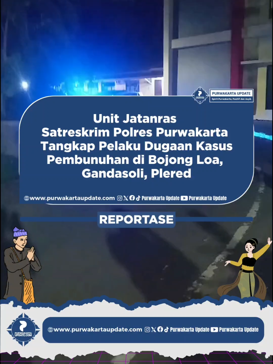 Unit Jatanras Satreskrim Polres Purwakarta Tangkap Pelaku Dugaan Kasus Pembunuhan di Bojong Loa, Gandasoli, Plered Purwakarta, Senin (20/10/2025). #jatanras #satreskrim #polrespurwakarta