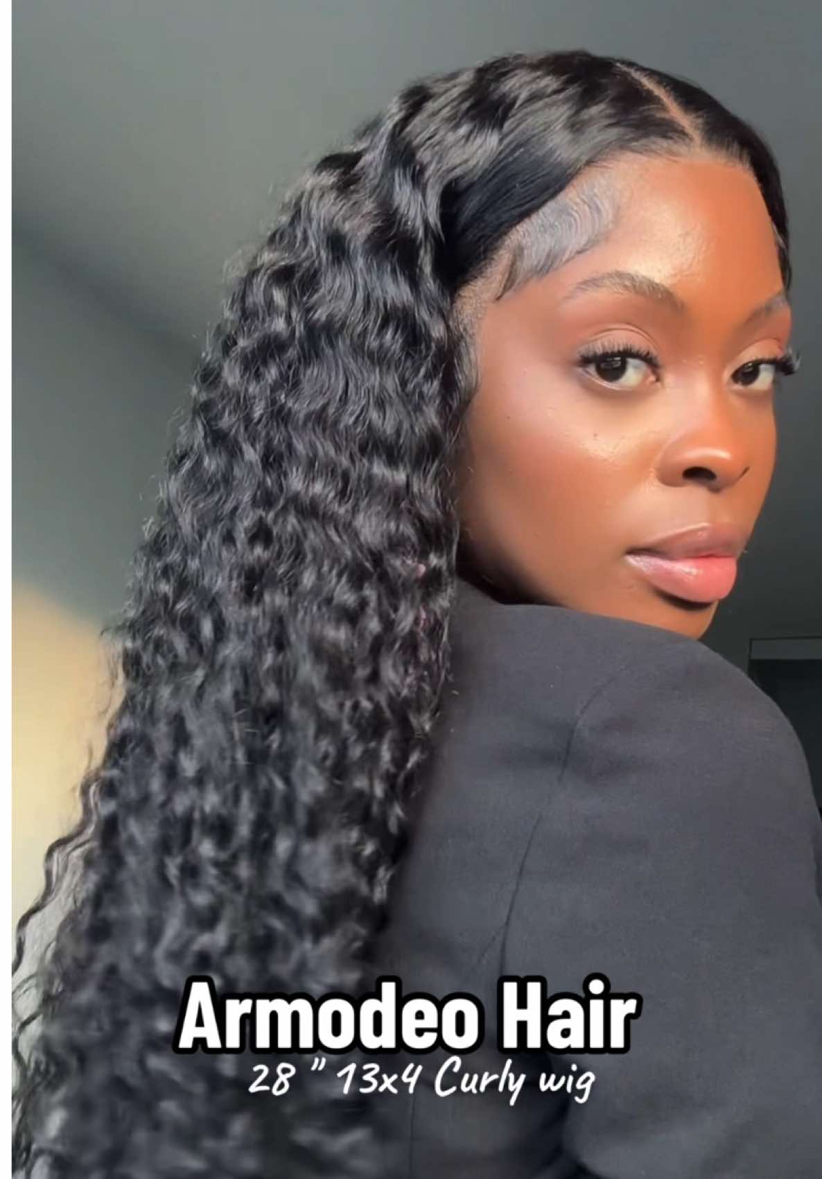 Link in Bio for this Hair! not a promo just honest review!  #wiginfluencer #wig #wiginstall #curlyhair #amazonwigreview 