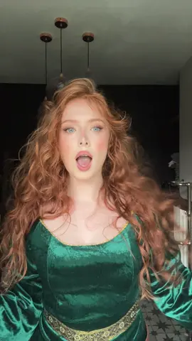 because Merida would never wear a corset 🏹 #merida #brave #redhead #halloween 