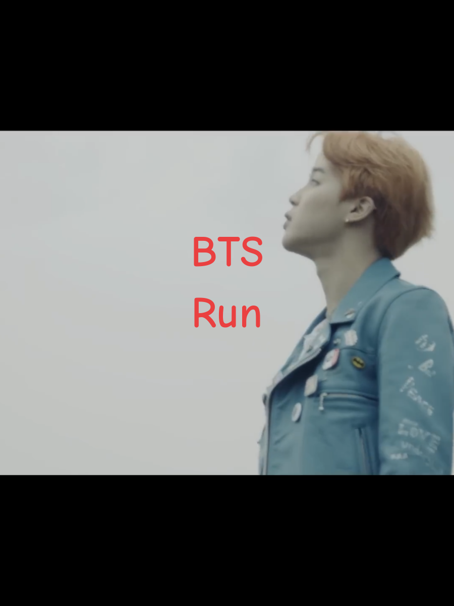 BTS - Run 🍃 #bts #lyrics #run #kpop #fyp 