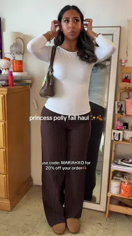 My princess polly fall haul✨ use code:MARIAHXO for 20% off your entire purchase @Princess Polly #PP_Partner #princesspolly #princesspollyhaul #princesspollycode #princesspollytryonhaul 