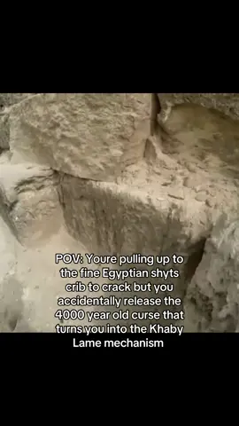 Genuinely happened 🥀 #egypt #khabylame #mechanism #pyramids #humor 