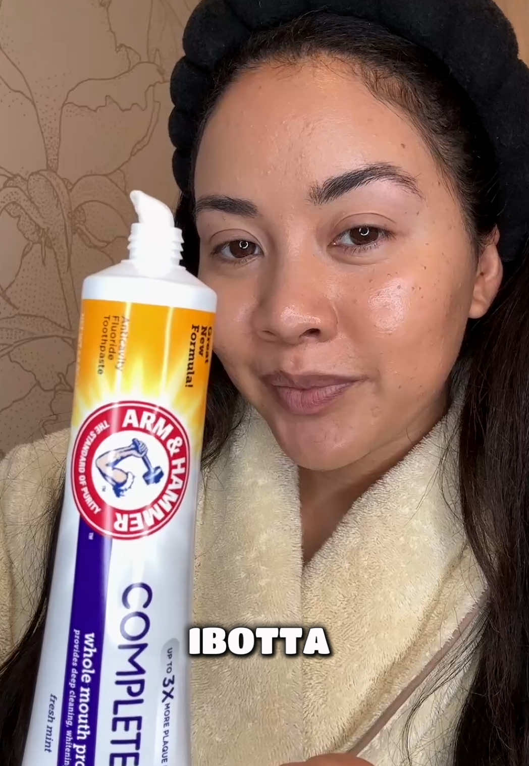 Go to the IBotta app to use this coupon for Arm & Hammer toothpaste! 📱🦷 @Tara Millamena #bakingsodatoothpaste #armandhammer #hygiene #ibotta #coupon 