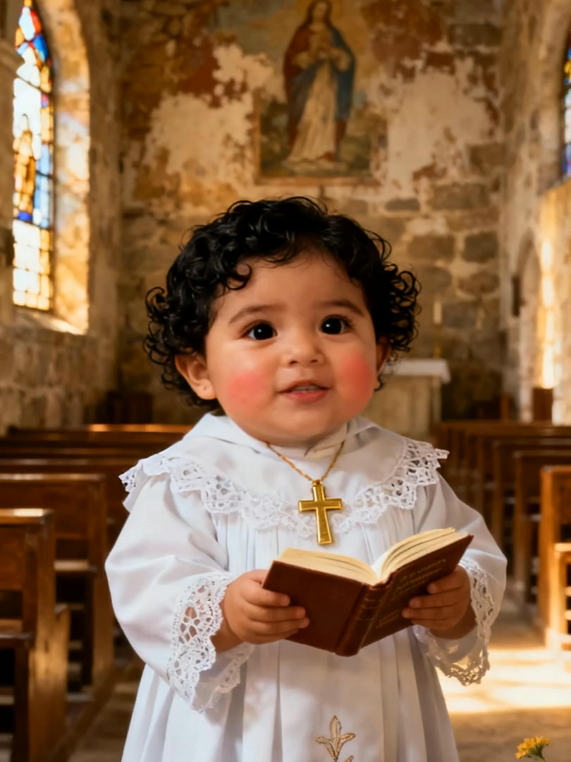 El Dios que nos hace tener esperanza es el mismo que la hace realidad. 🙏💖😍 Siga-nos para conteúdos adoráveis ↗️ #spanish #baby #church #sing