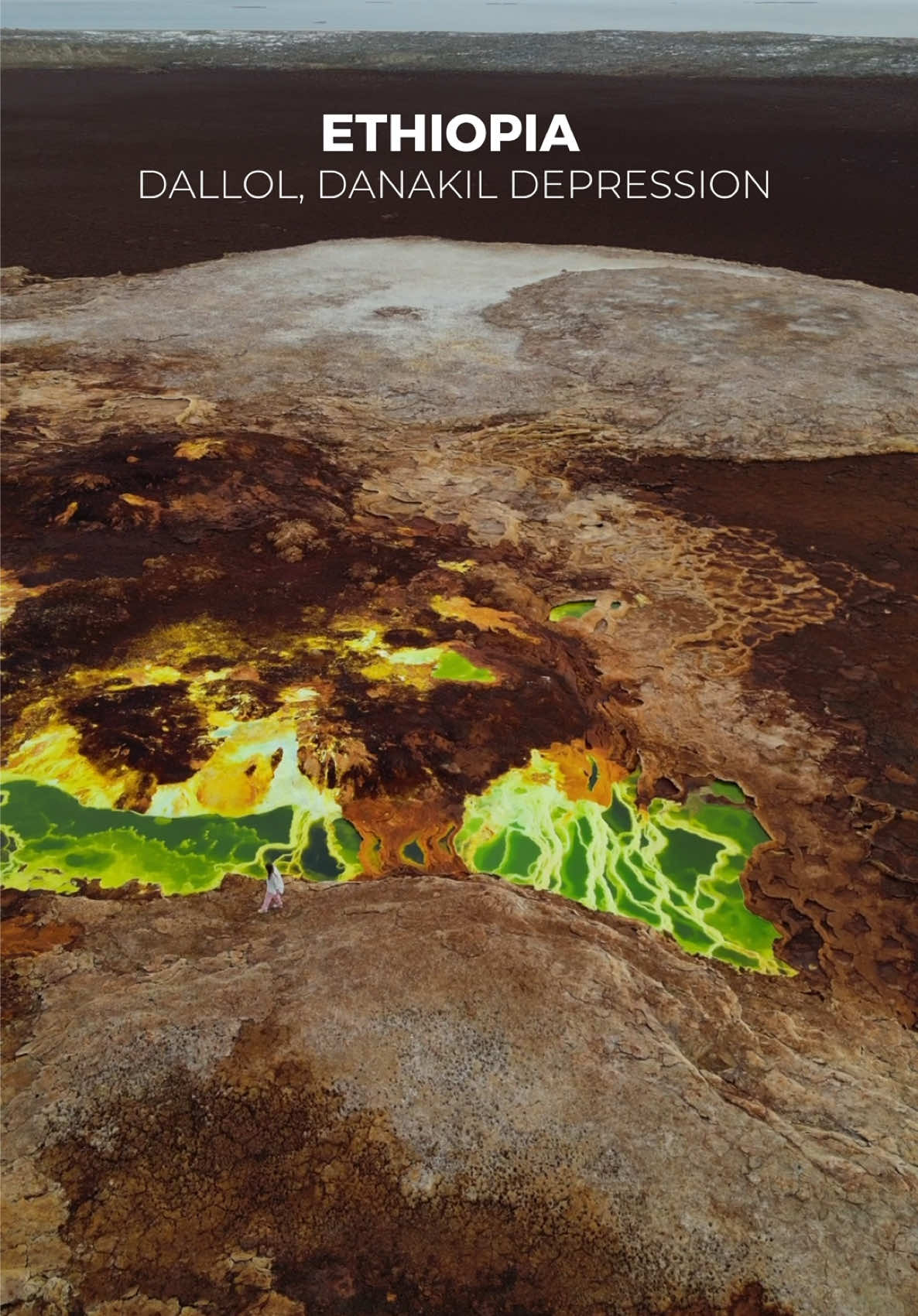 I visited the Danakil Depression! 🧡 from the vibrant colors of Dallol to the endless salt lakes, it truly felt like being on a different planet. The landscapes are unlike anywhere else in Africa, and the people the most kind and welcoming I’ve met-  made this journey unforgettable. The experiences and memories from here will stay with me forever. You can’t describe it, you have to experience it yourself. @Discover Simien Tour  #ethiopia #danakil #danakildepression #dallol #bucketlisttravel 