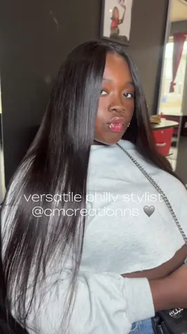 versatile philly stylist🩷   hope to see you soon!! @cmcreationns  #fypシ゚viral #phillytok #phillyhairstylist #versatilestylist #phillyaffordablestylist 