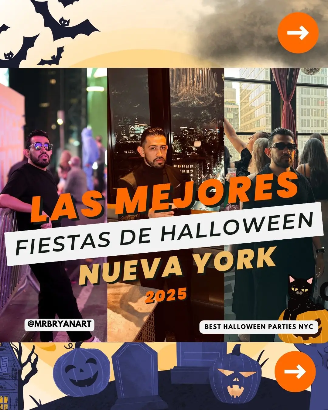 👻 Todas las Fiestas Halloween 🎃 NYC 🗽 Las fiestas más cool y top en Nueva York ! Comenta “Boletos” para tickets y más info ! Sígueme para más fiestas y eventos en Nueva York !
