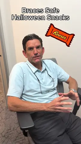 These are the best Halloween snacks that are approved for braces!🎃 Dr. Truman definitely loves his Reese’s peanut butter cups☺️ #TrumanOrthodontics #LasVegas #KeepSmiling #Braces #Fyp 