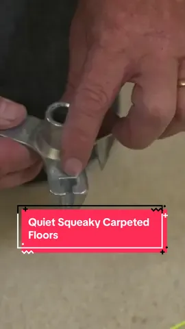 👣 Quiet floors, happy feet. @Tom Silva explains some practical solutions for squeaky carpeted areas.  #ThisOldHouse #homerenovation #homeimprovement #DIY #carpentry 