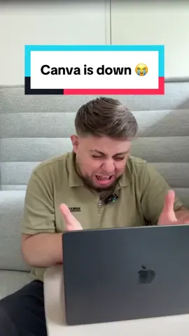 It’s been a tough day 🥹 #canva #canvadown #digitalmarketing #marketingdigital #socialmediamanager 