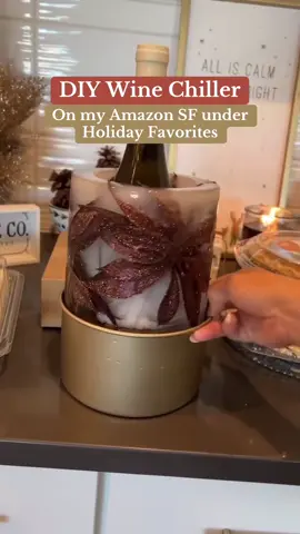 One of My Favorite Holiday Decorations 🍂🍷 (Halloween, Thanksgiving & Christmas..etc) & freeze! you'll have a beautiful easy to make centerpiece or bar & it will keep your wine & champagne cold #hosting #holidayparty #holidaydecor #hostingmusthaves #hostinghacks 