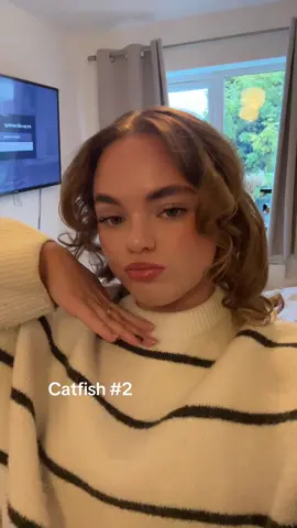 She’s a catfish 🫶🏻 #catfish #trend #makeup #fyp #fypp 